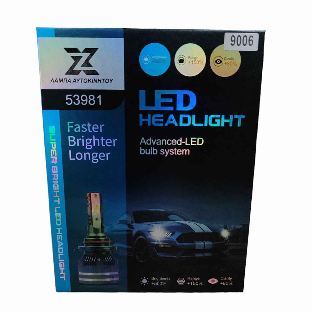 LED Λάμπες ZX 2ΤΜΧ CANBUS 60W 9006 HB4 OEM